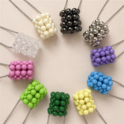 Marelune beaded mini lipstick bag color options - AI-assisted draft preview