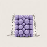 Marelune violet beaded mini lipstick bag - AI-assisted draft preview